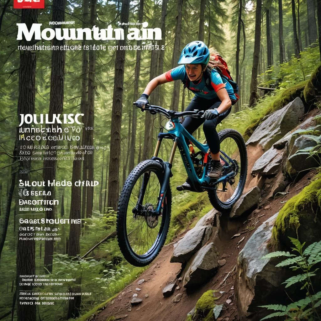 Mountain bike magazine cover.