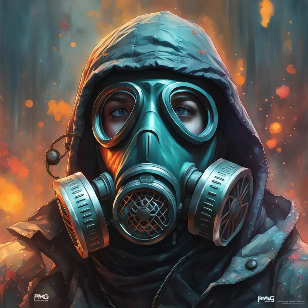 PMG gas mask - AI Generated Artwork - NightCafe Creator