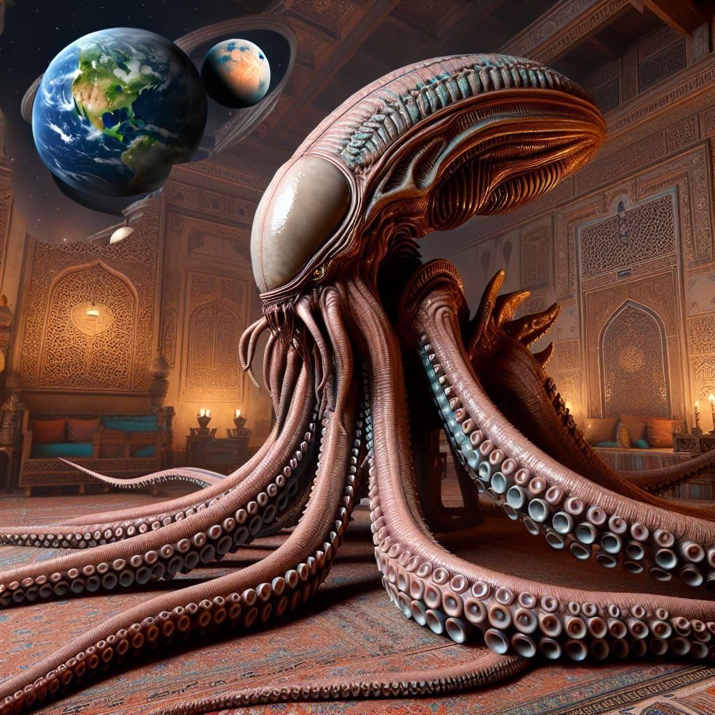 Octopus xenomorph hybrid