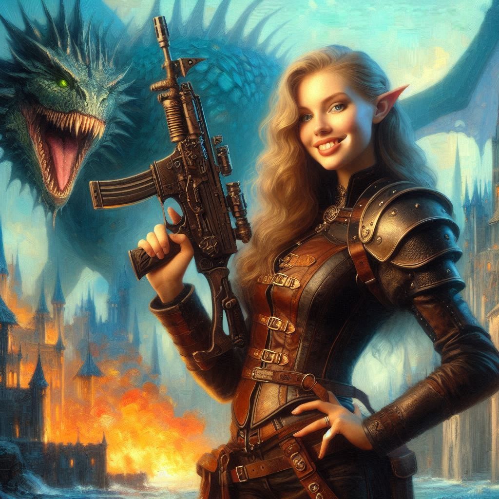 Mercenary, Dragon Slayer, FASHION MODEL