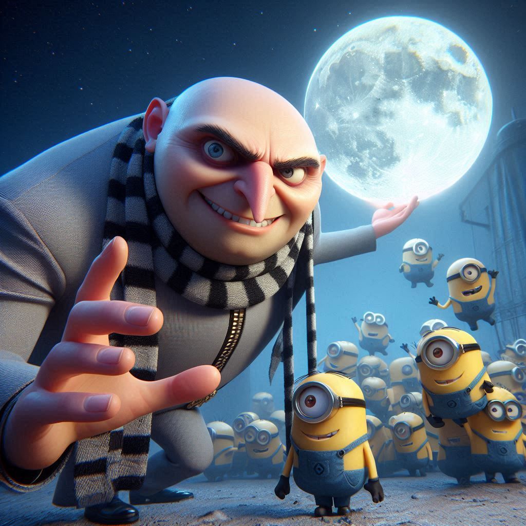 I'm gonna steal... THE MOON!!!