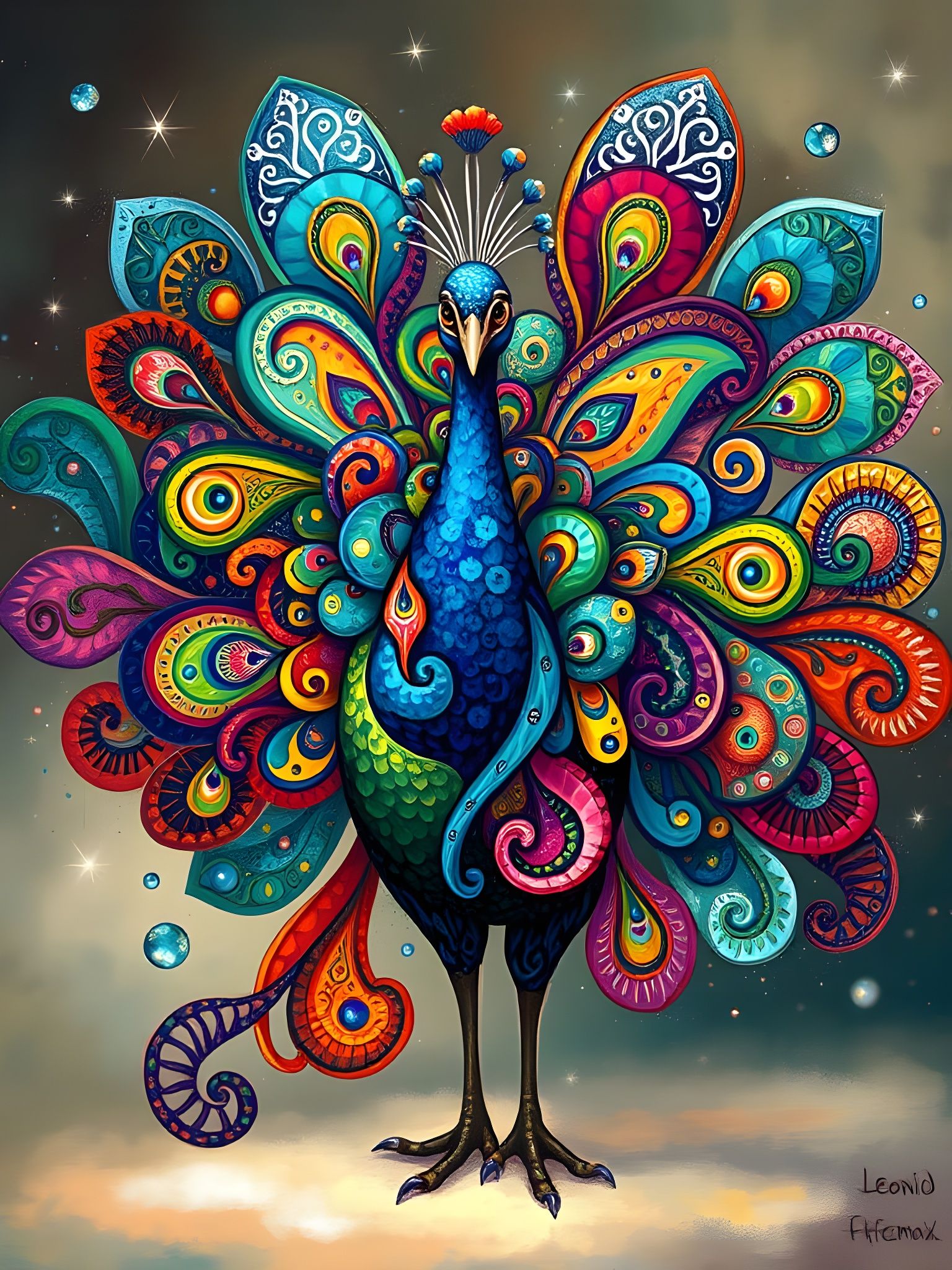 Paisley Peacock  by @Gary Murakami