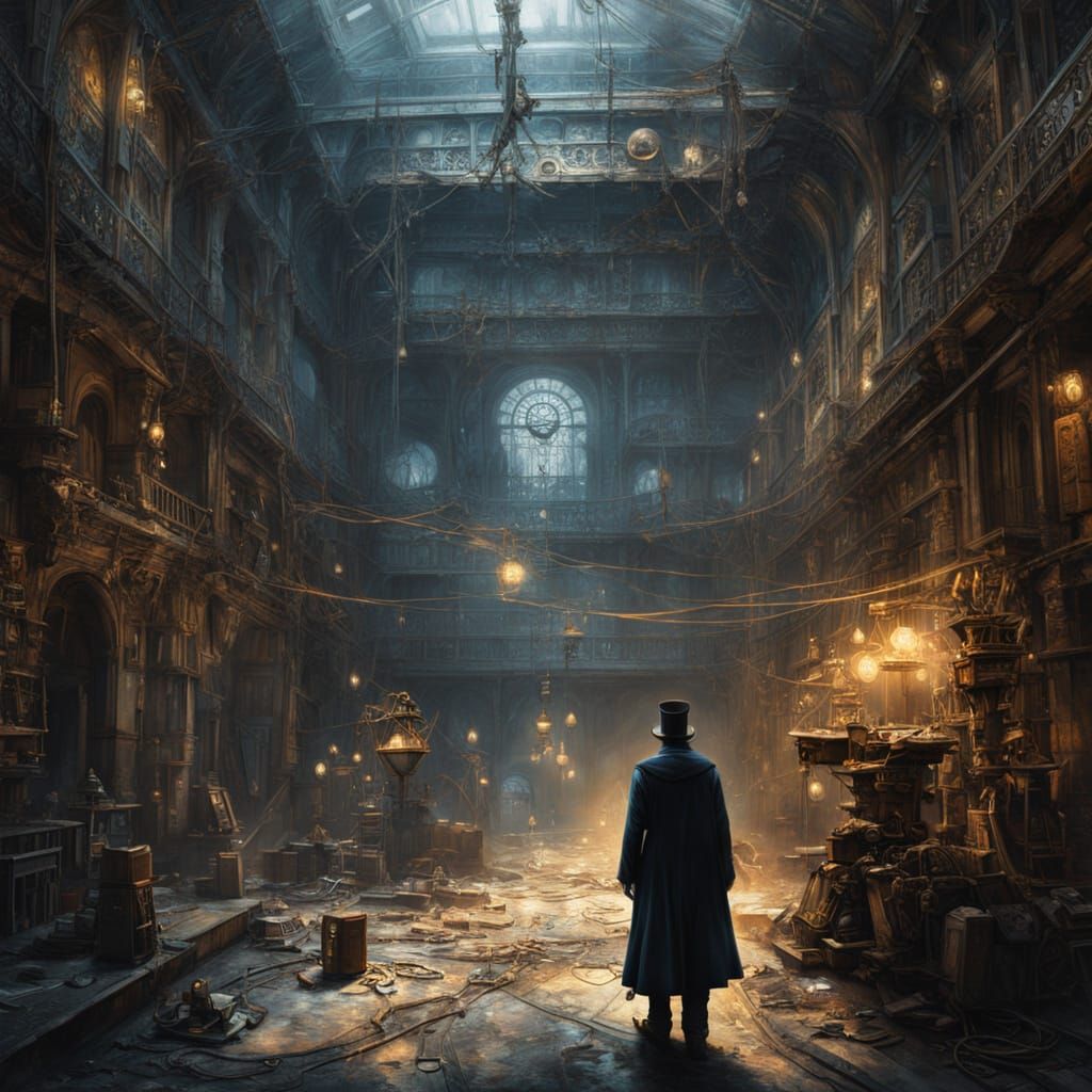 “By Paul Lovering and Mattias Adolfsson and Russ Mills and Victo Ngai and Alexander Jansson:: Double exposure. A dark, moody illustration of...