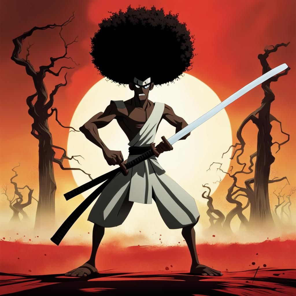 Afro Samurai Anime Wall Art for Sale | Redbubble