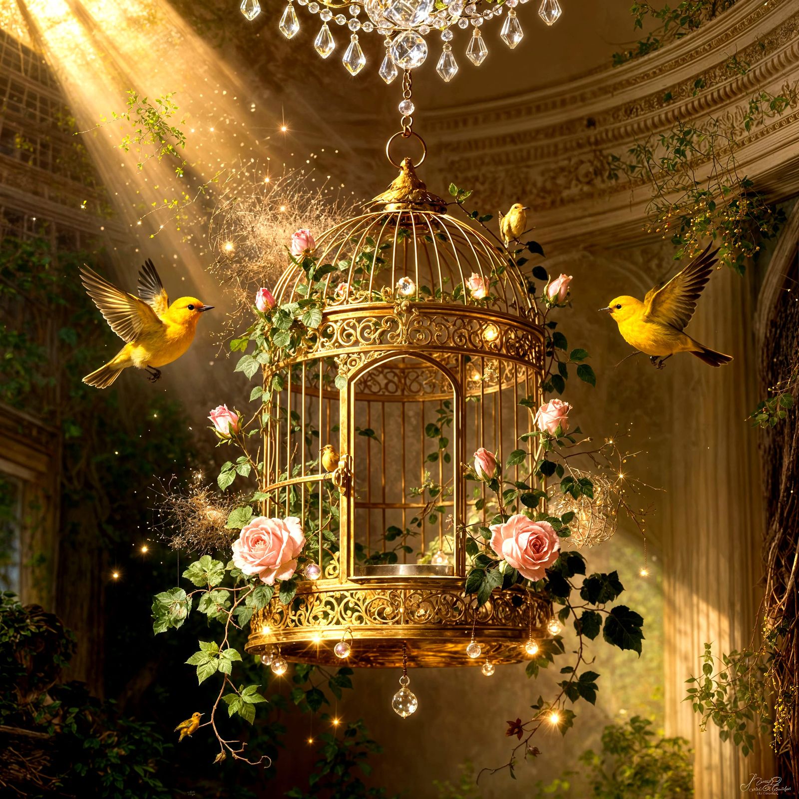 Freed From the Golden Cage^^  by @Lina Poe