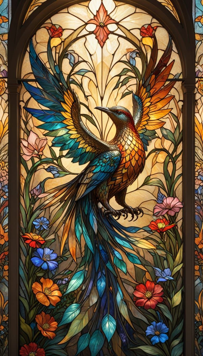 stained glass window  by @Natalie