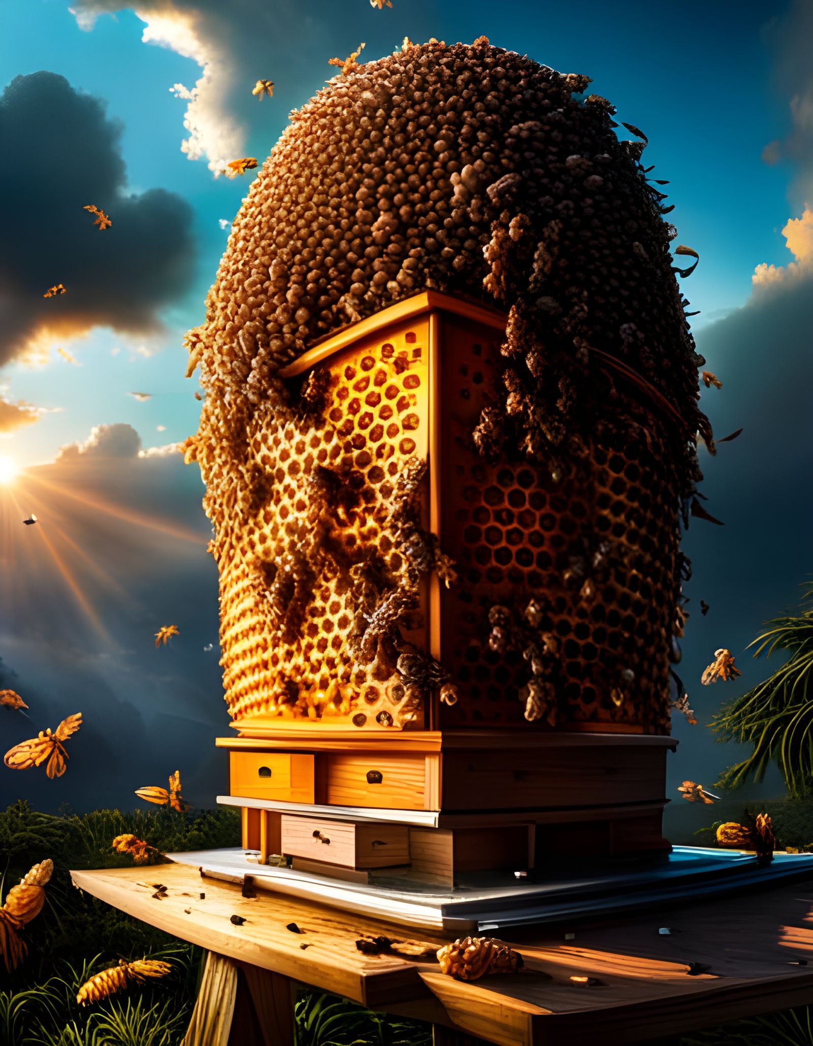 Beehive  by @Manaland