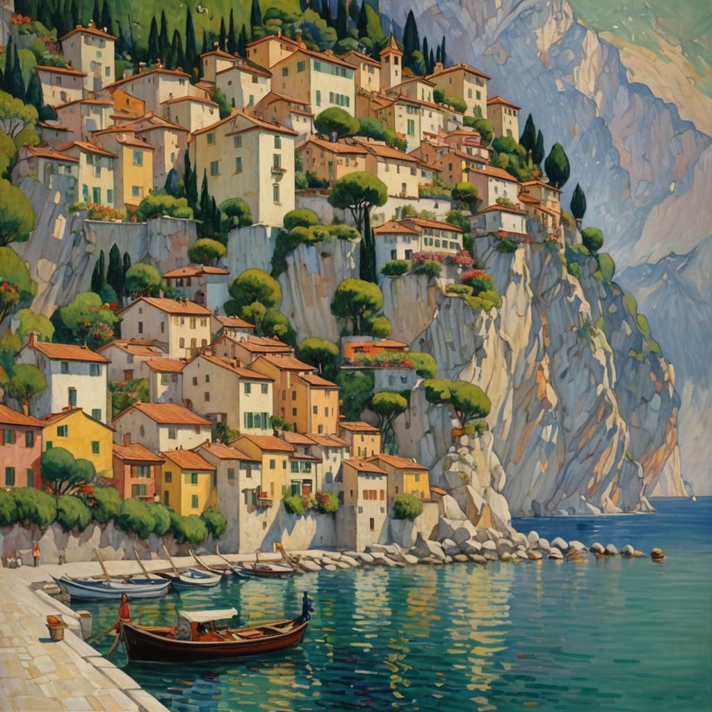 Malcesine on Lake Garda, 1913