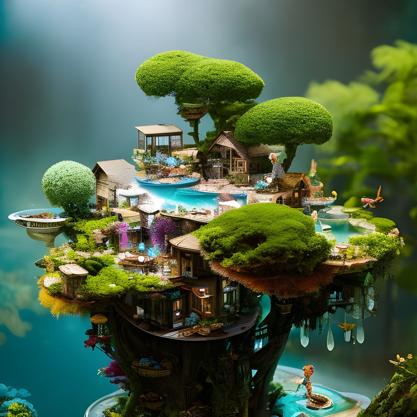 Miniature Paradise   by @empty 