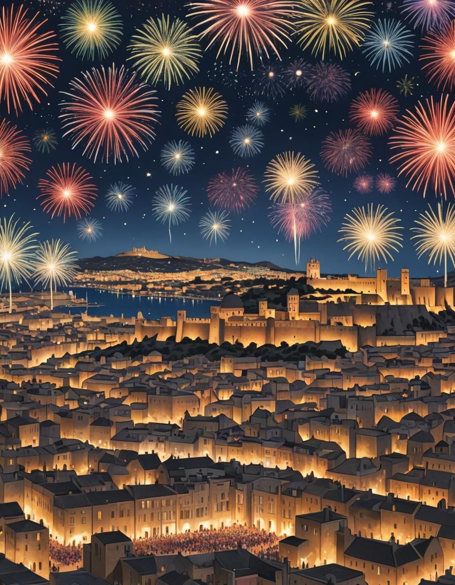 Rhodes fireworks