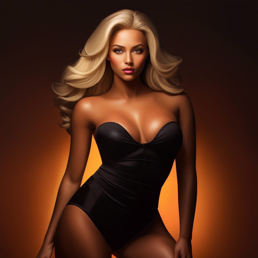 blonde model