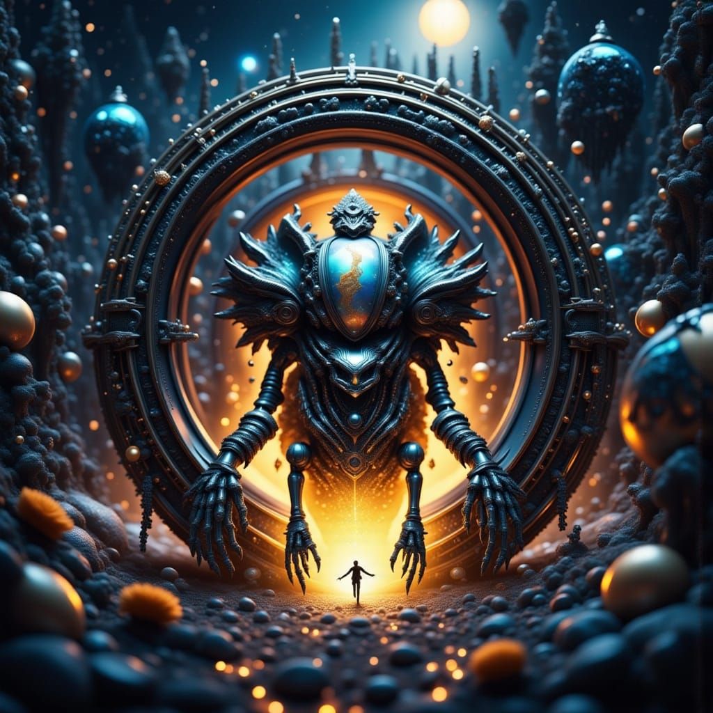 Interdimensional Stargate Portal to Another Planet