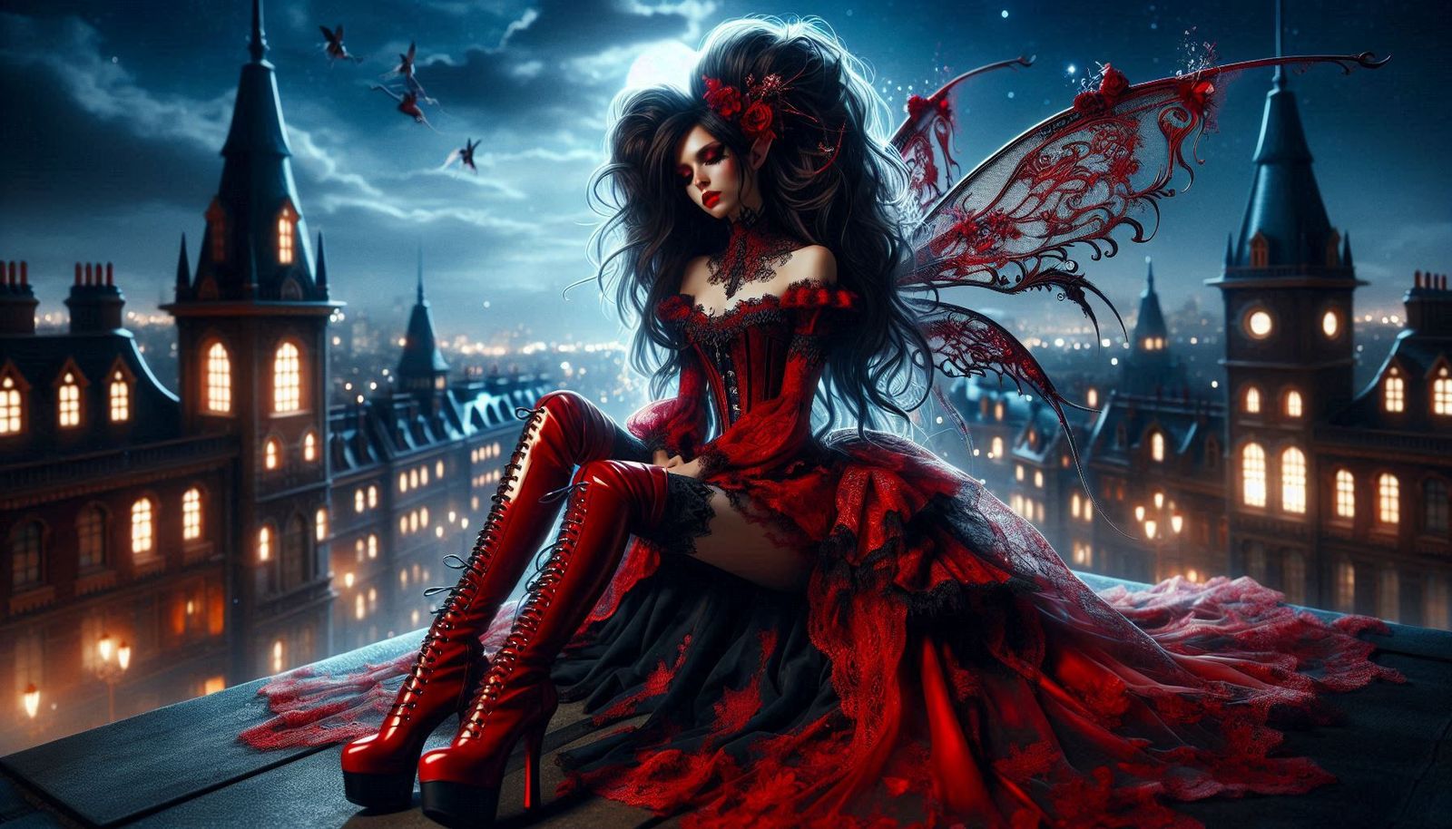 Sitting on top the roof, watching the world go by