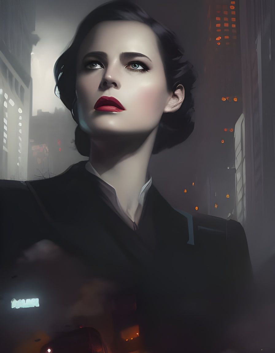 Noir City AI Generated Artwork NightCafe Creator