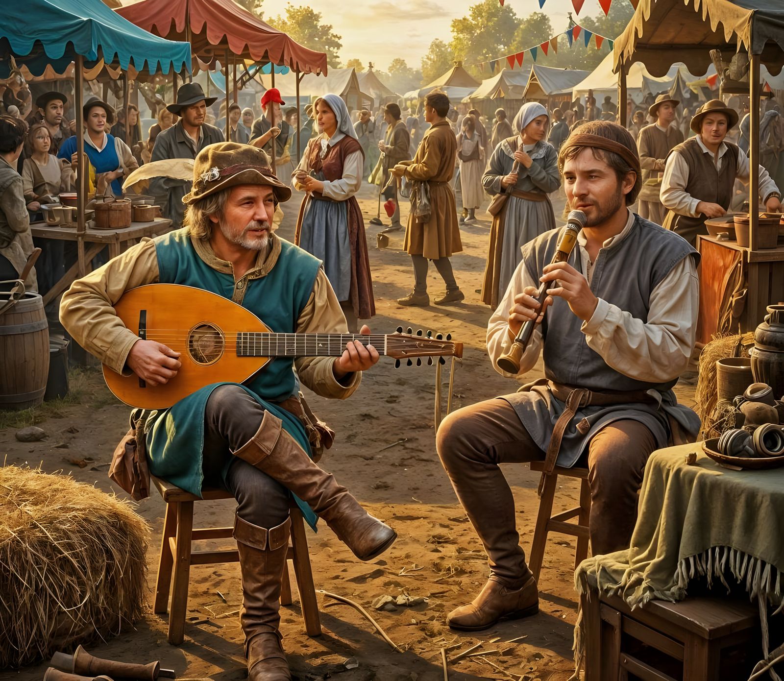 Troubadours at a Medieval Faire