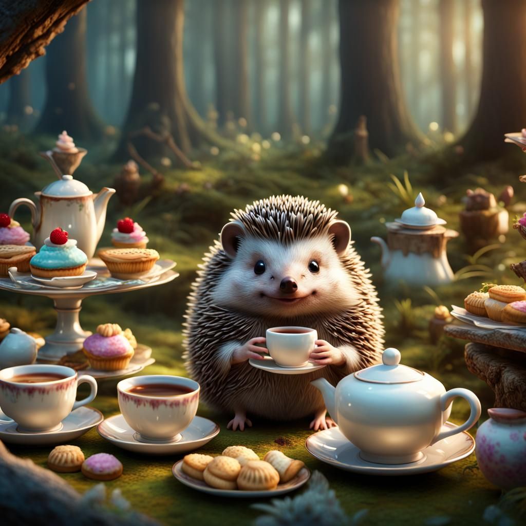 Hedgehog  by @Hima__