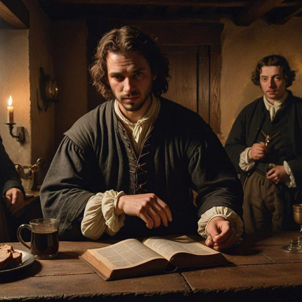 England, 17th century, portrait of a man