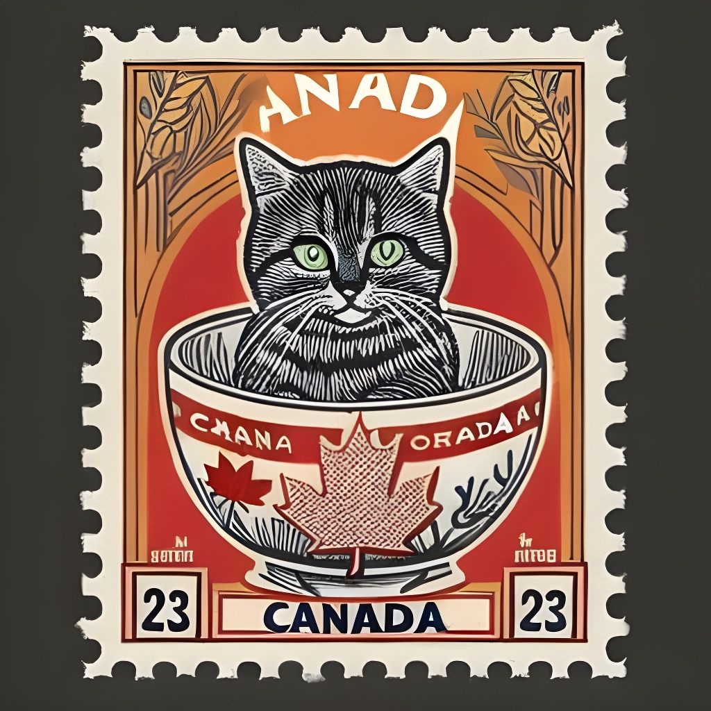 Canadian TeaKitty Postal Purrfection
