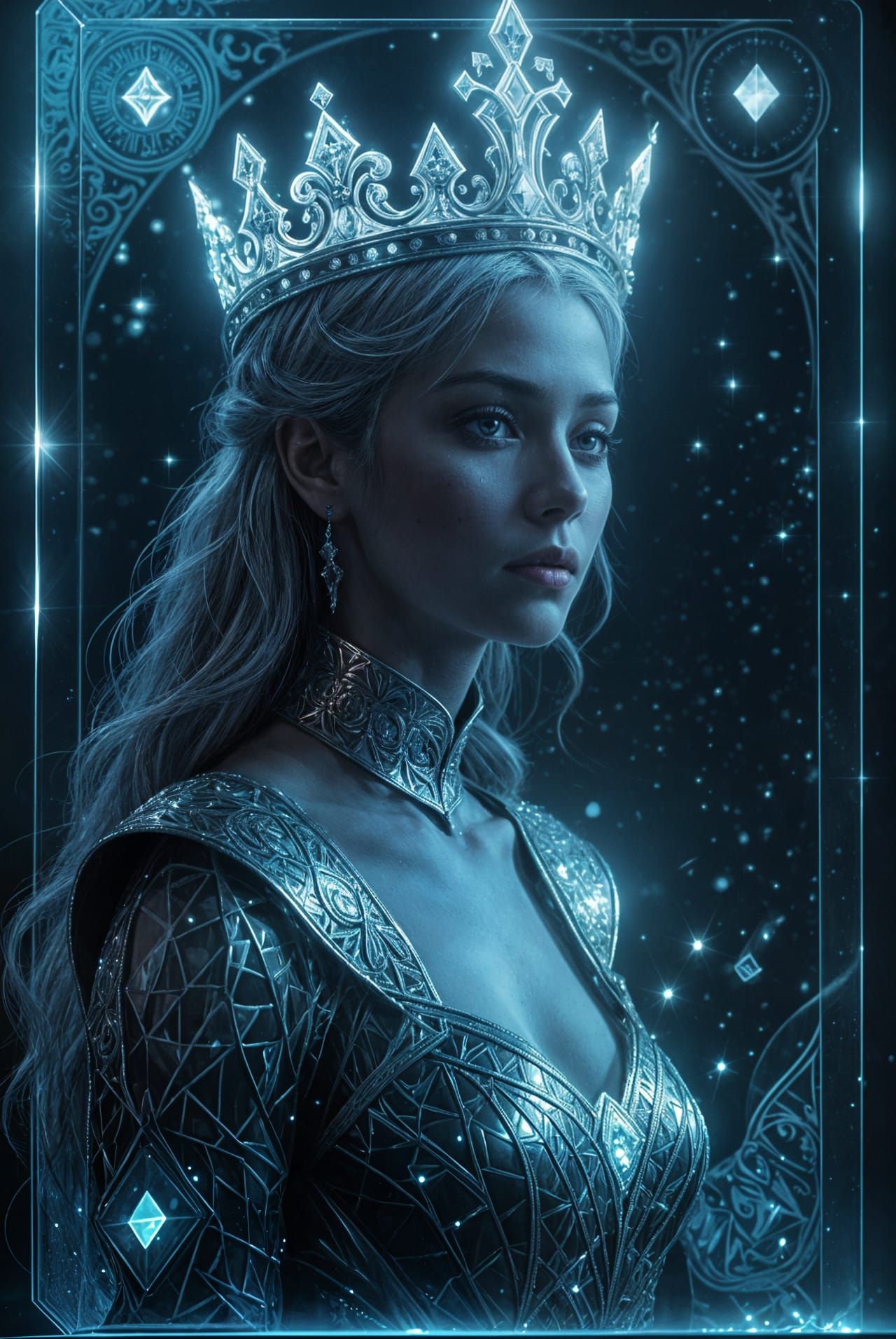 Queen of diamonds   by @Tamera