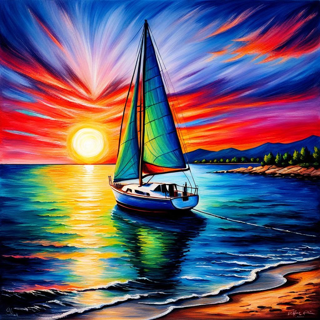 Sailing into Sunset