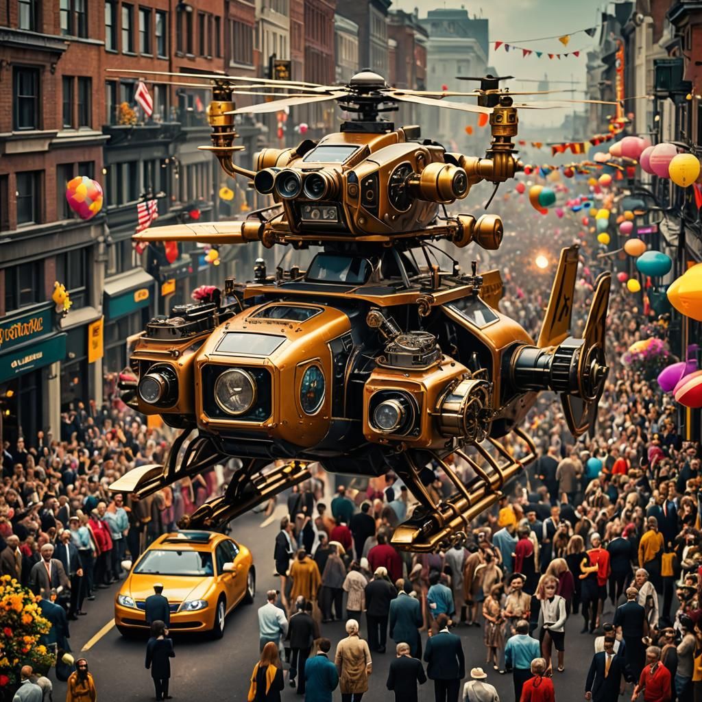 opulent detailed realistic luxury ingersoll-rand tigercopter...