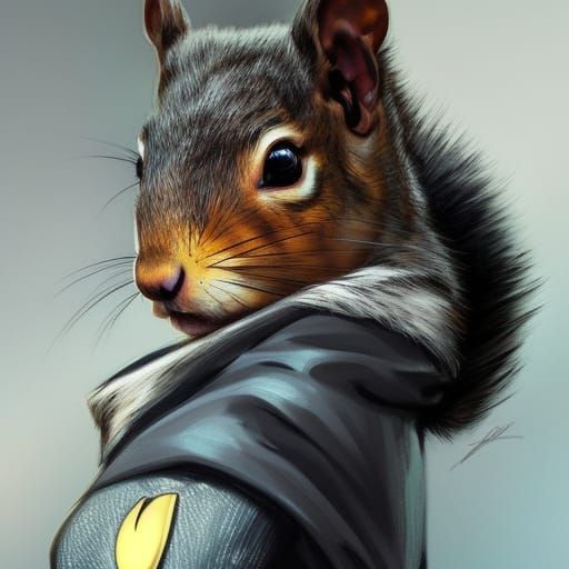 squirrel batman AI Generated Artwork NightCafe Creator