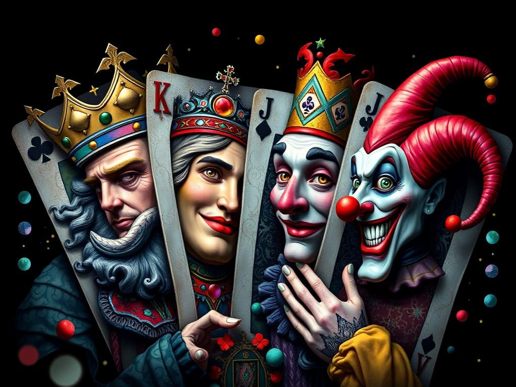 The Faces of the Deck  by @Skyangel