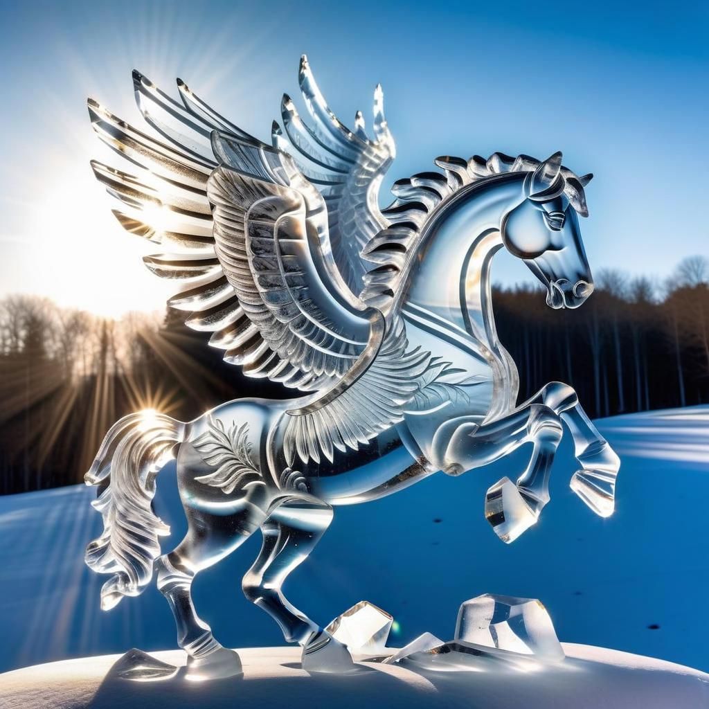 Pegasus  by @Ai-zombie