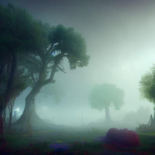 Forest mist