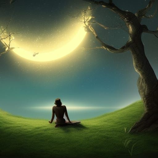 watching the moon