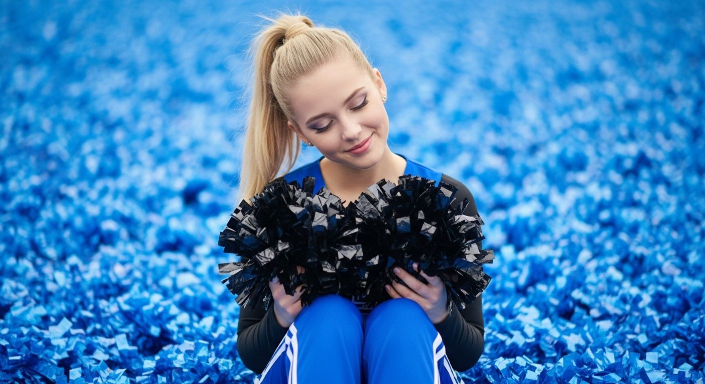 Sea of pom poms