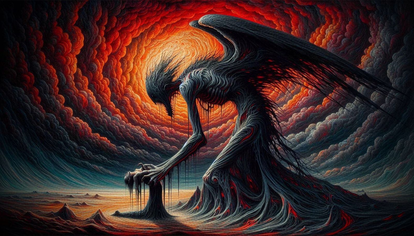 Nyarlathotep feasting on souls