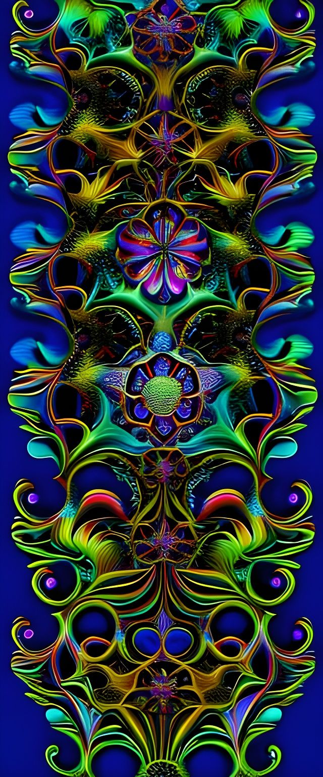 vorticism surrealism synthetism digital art fractal majolica...
