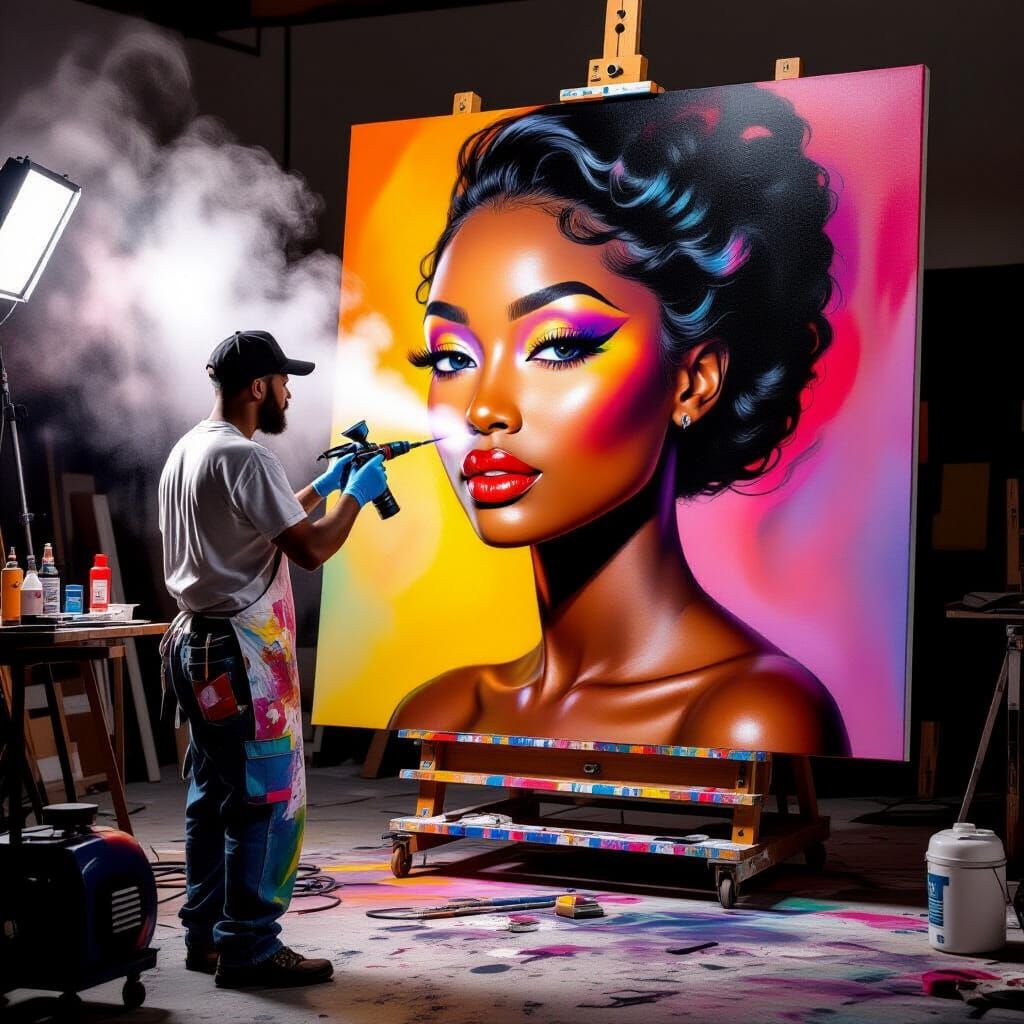 Painting painter  by @Pepino