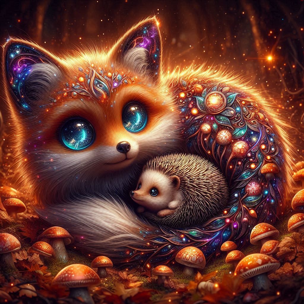 Fox and hedgehog