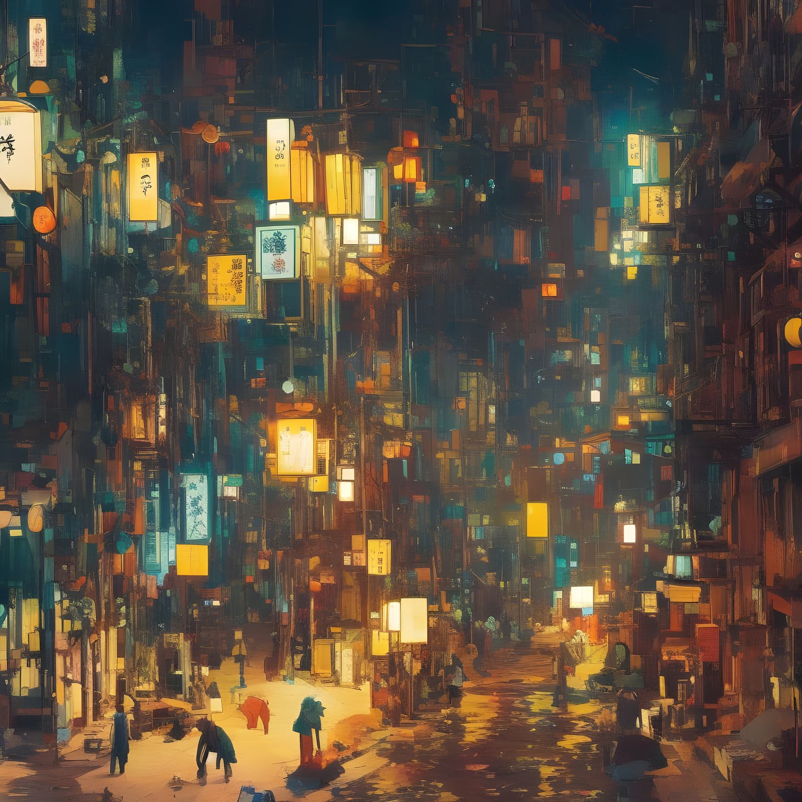 Japanese Lantern Festival  by @Prydwen