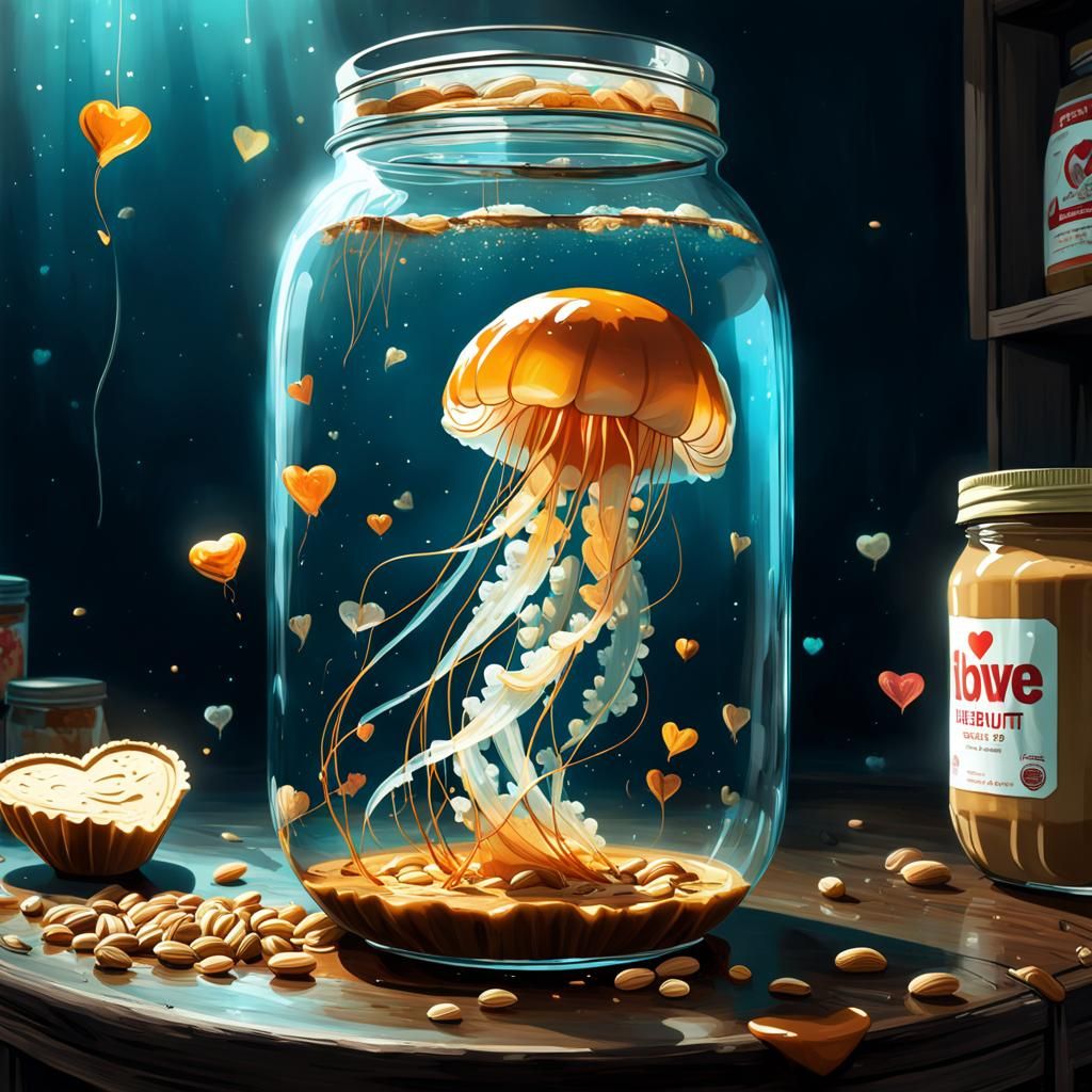 The Peanut Butter and Jelly[fish]  by @Elena