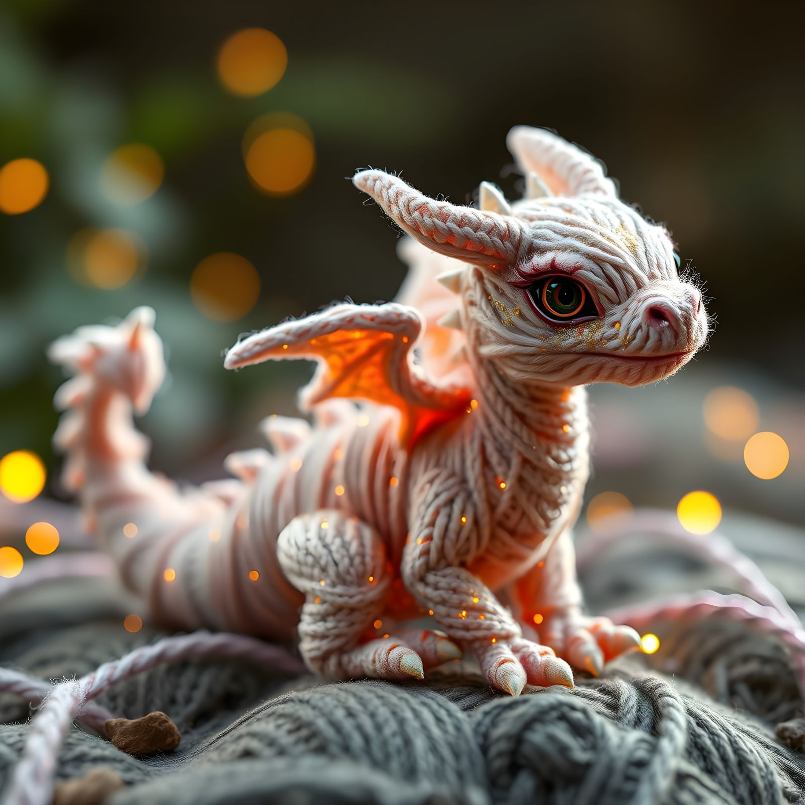 Yarn Wyrmling  by @Thorne
