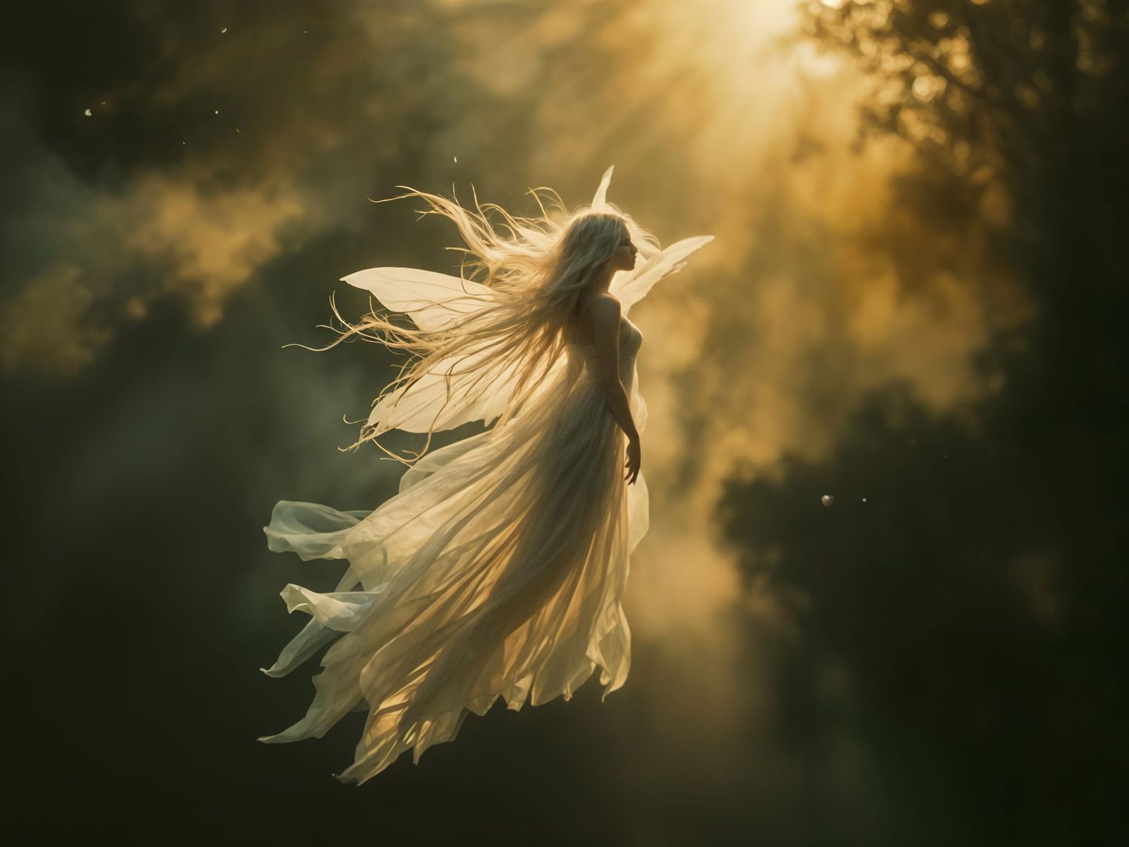 The Morning Fairy  by @Bluetone