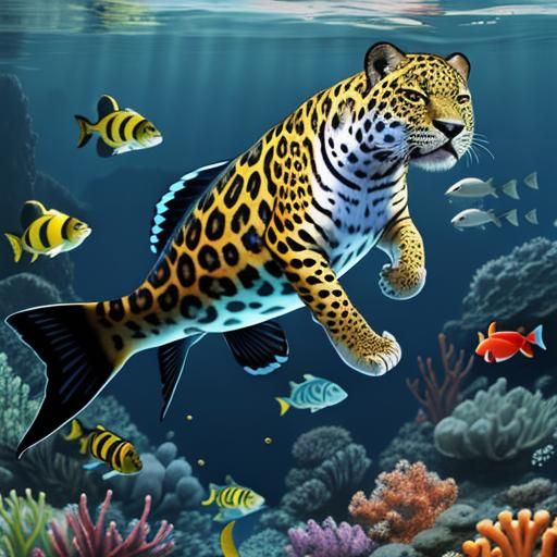 fish jaguar - AI Generated Artwork - NightCafe Creator