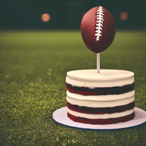 football cake