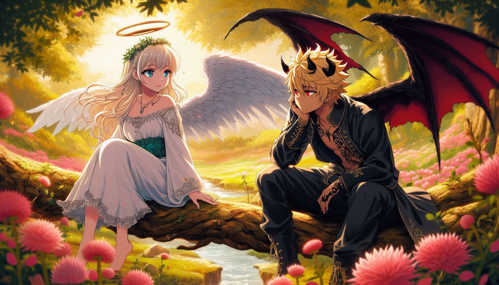 Meliodas & Elizabeth - Angel's y Demon's  by @Days