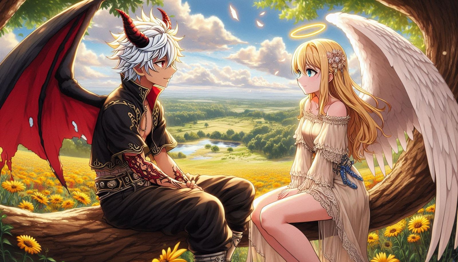 Meliodas & Elizabeth - Angel's y Demon's