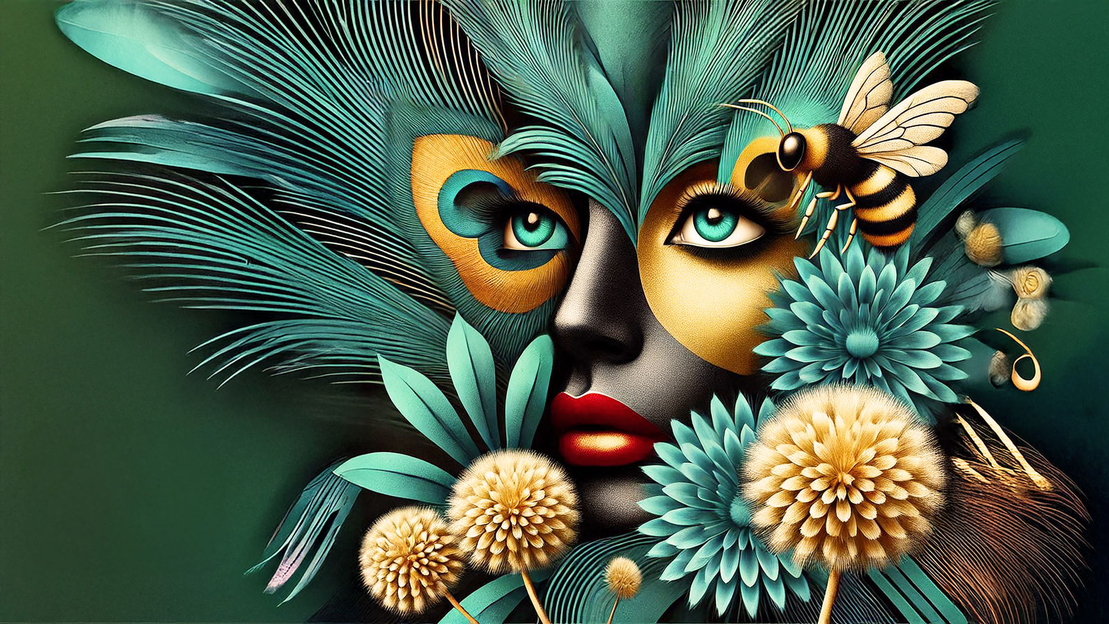 Surreal Blue Emerald