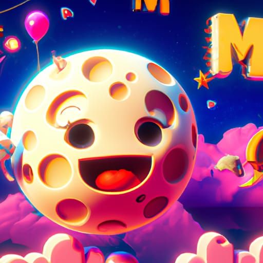 Happy moon emoji  by @Saara