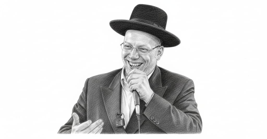 הרב גלזר צוחק