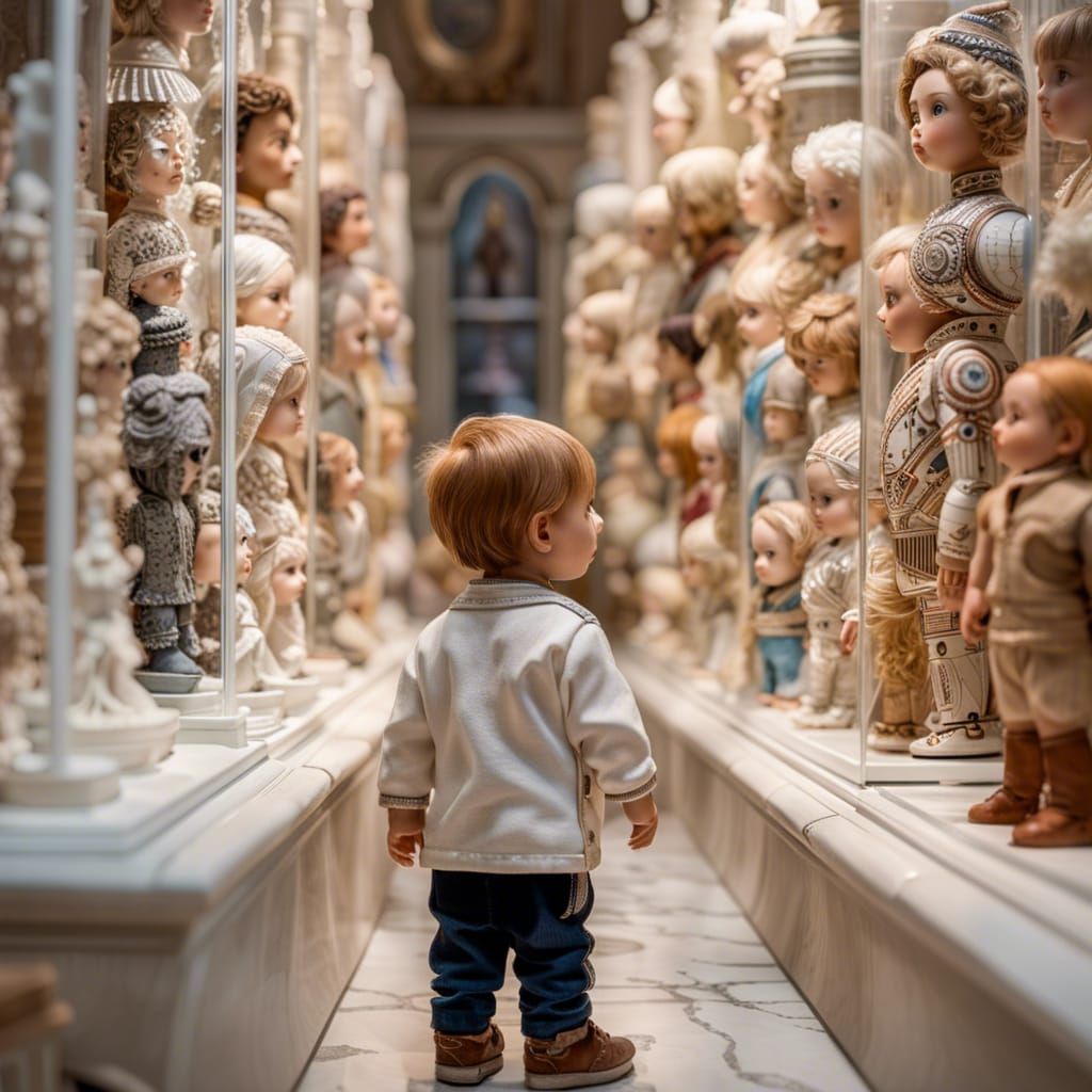 At international doll museum!!   by @Hit moments