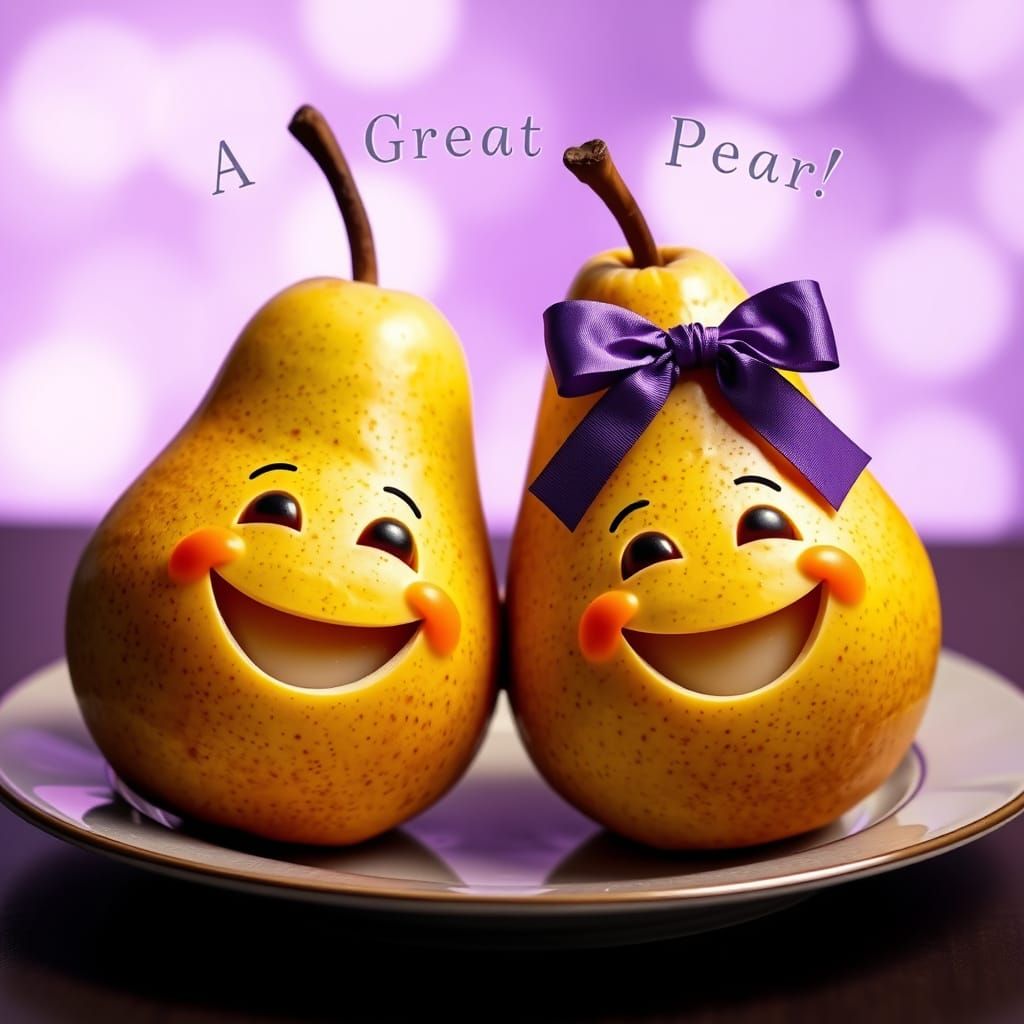A Great Pair of Pears!  🍐 🍐   by @Melanie Rhoades 