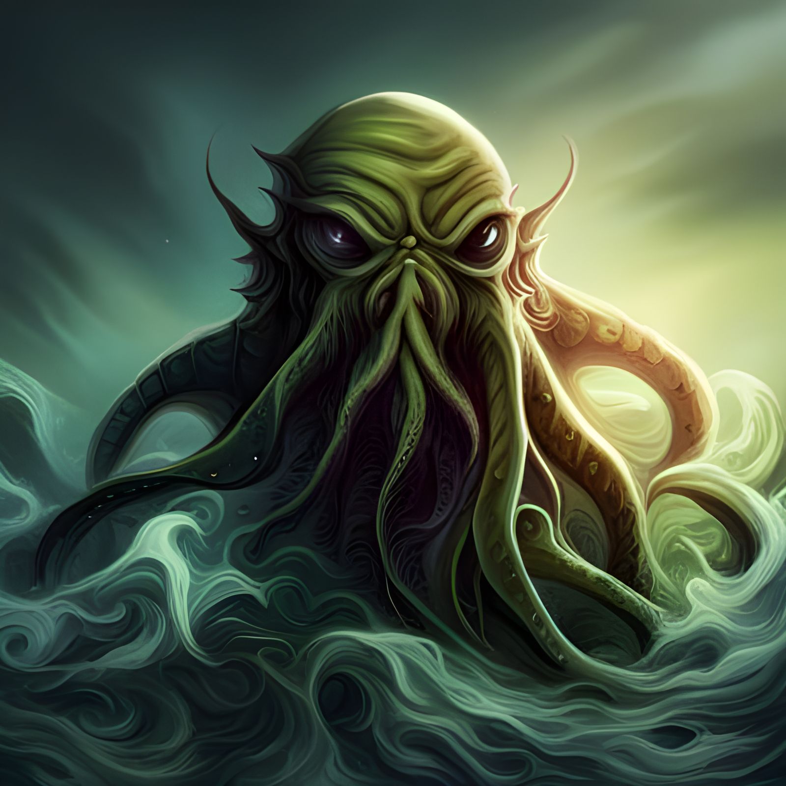 Cthulhu 2 - AI Generated Artwork - NightCafe Creator