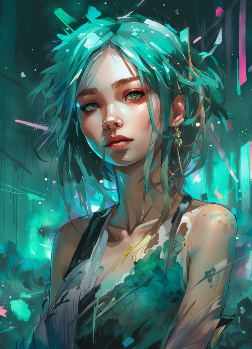 Teal - AI Generated Artwork - NightCafe Creator